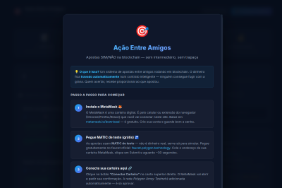 Aposta com blockchain